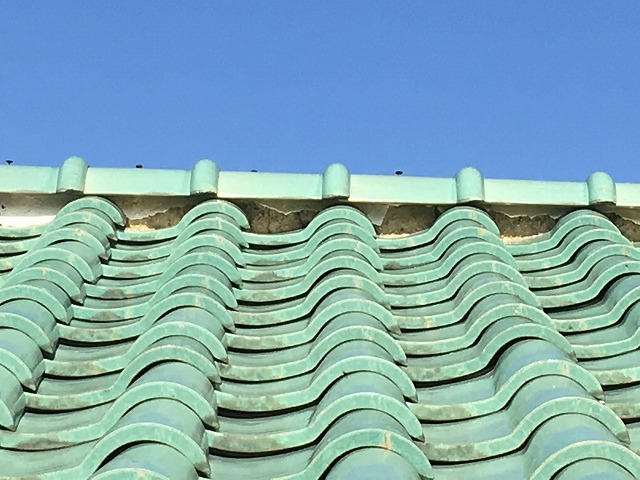 経年劣化が見受けられる漆喰